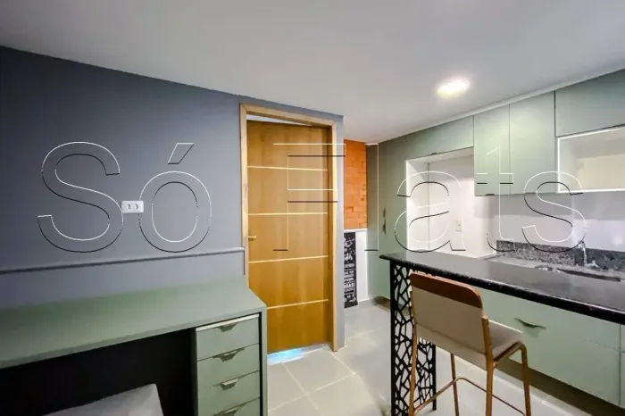 Studio Affitto, apto disponível para locação contendo 23m² e 01 dormitório.