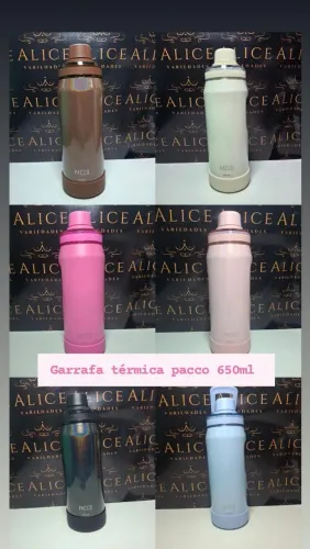 Garrafa térmica pacco 650ml 
