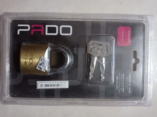 Cadeado chave estrela PADO