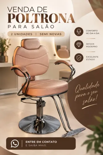 Poltrona para Salão de beleza