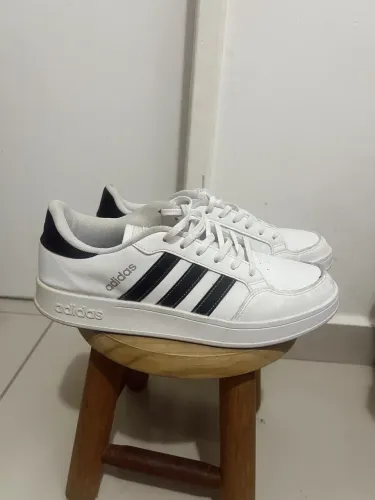 Tênis Breaknet Adidas - Branco + Preto