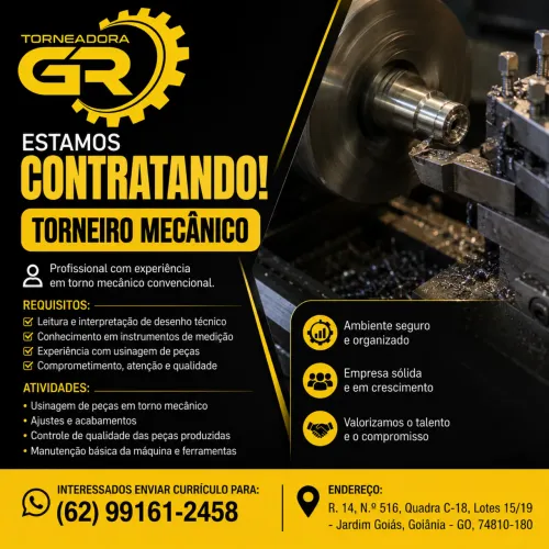 TORNEIRO MECÂNICO