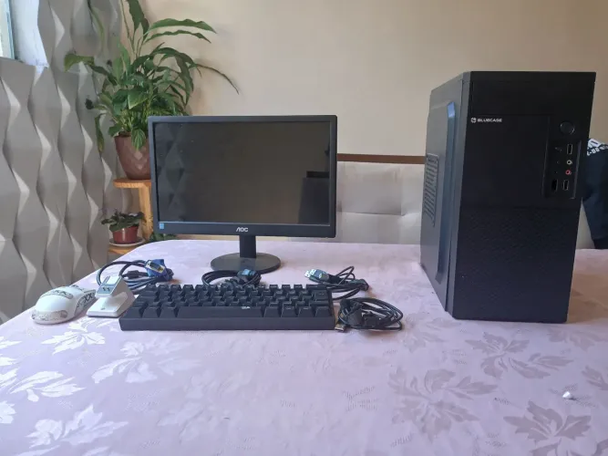 Computador intel i5 + mouse + teclado + monitor