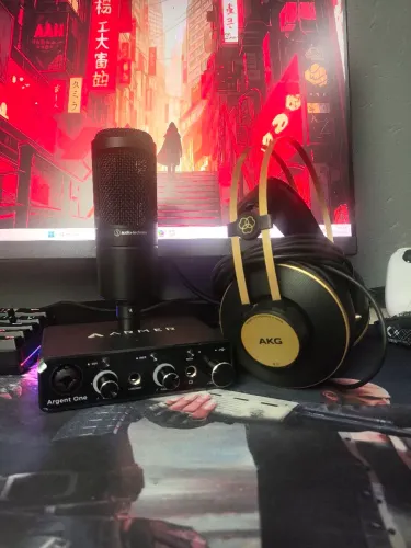 Home Studio Completo | AT2020 + Interface + Monitores + AKG
