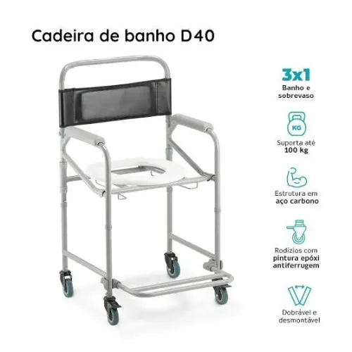 Vendo cadeira de banho 