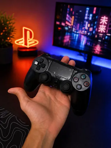 Controle para PS4 com Fio - Double Motor Vibration 4