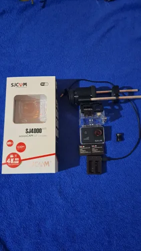 Câmera sj4000 wifi 4k mais scoop cam lateral 