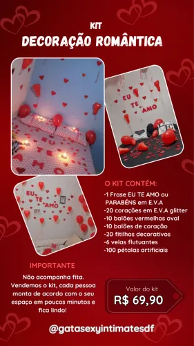 Kit Decoração Romântica
