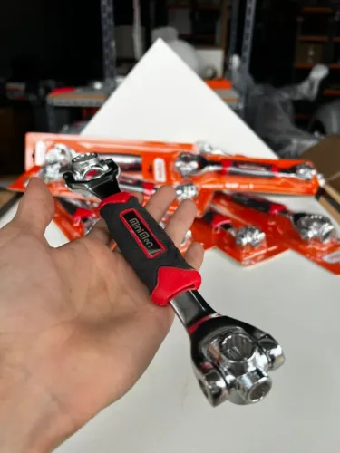 Chave Soquete 52 em 1 Rotação 360° Profissional Aço Cromado
