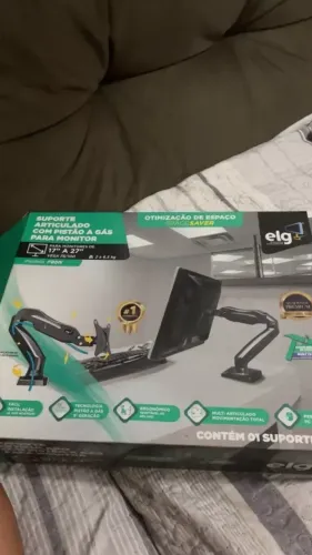 2 Suportes Articulados ELG F80N com Pistão a Gás