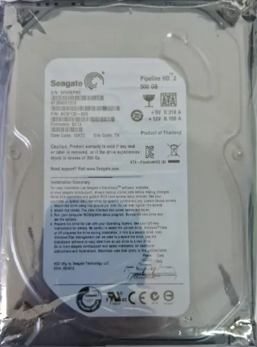 HD INTERNO 500GB SEAGATE SATA2 5900 - ST3500511CS PULL S/G
