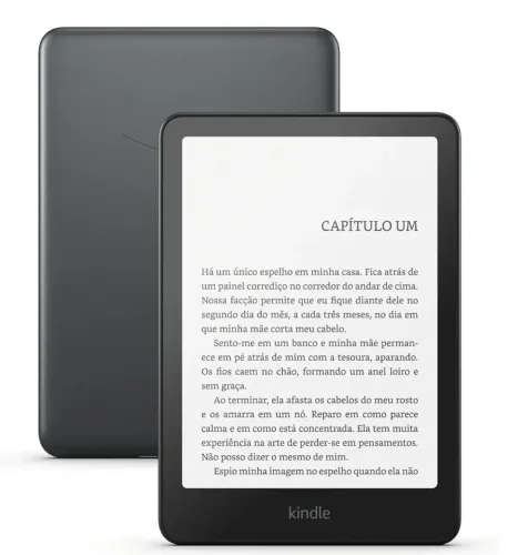 Kindle papaerwhite signature edition 32g 12° geração com capa de tecido original