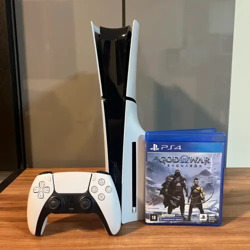 Ps5 Slim Mídia Física 1TB - Aceito troca por MacBook