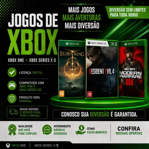 JOGOS PARA XBOX ONE E XBOX SERIES XS