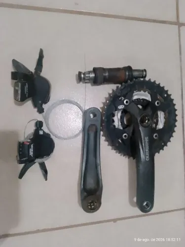 Pedivela e trocadores shimano