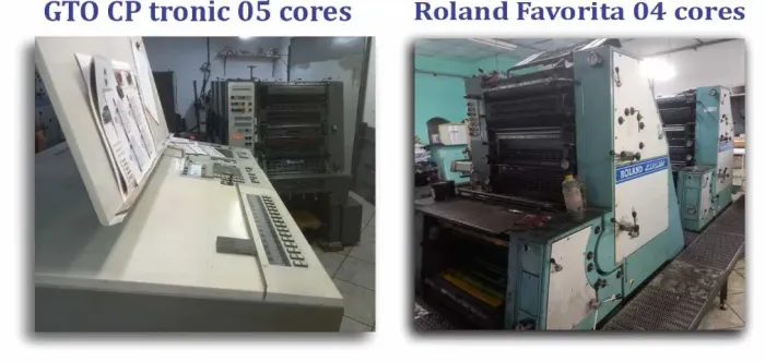 Impressor Off-Set Roland Favorita ou GTO CP Tronic