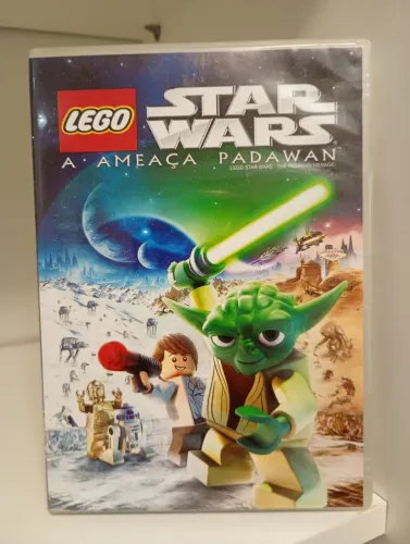 Dvd Lego Star Wars,a ameaça padawan original item de colecionador.