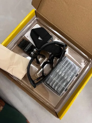 Óculos Lupa Profissional com LED - 5 Lentes