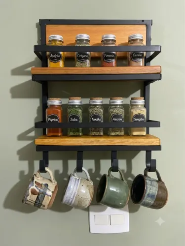 Porta temperos/organizador de cozinha