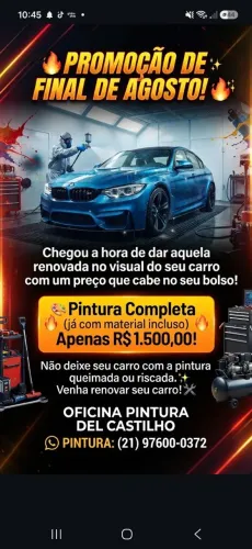 Pintura automotiva del Castilho