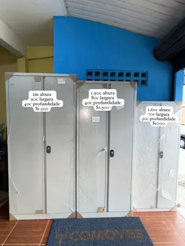 Armários de aço 2 portas - Novo