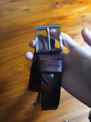 Cinto Masculino Democrata Largo Garage Mouro tamanho 80