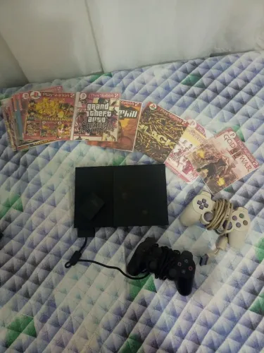 PS2 SLIM 128 GB +20 JOGOS