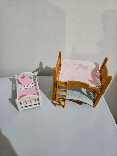Sylvanian Families Cama e Beliche Vintage