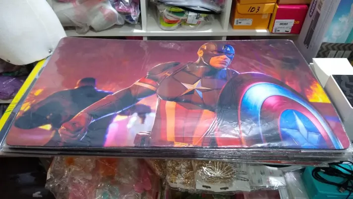 Mousepad Gamer 40x68 Capitão América