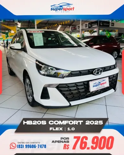 Hyundai HB20S Comfort 1.0 Flex 12V Mec. 2025