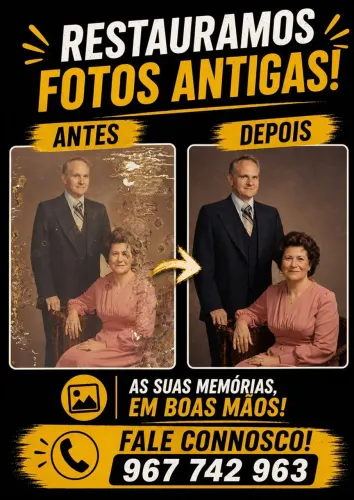 Transformaçao de fotos antiga em novas, novamente.