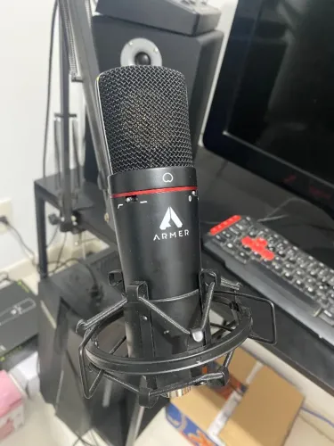 Microfone Condensador Armer A87 - Na Caixa (Impecável)