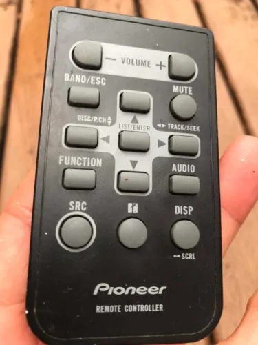 Controle Remoto Original Pioneer QXA3548 Som Automotivo