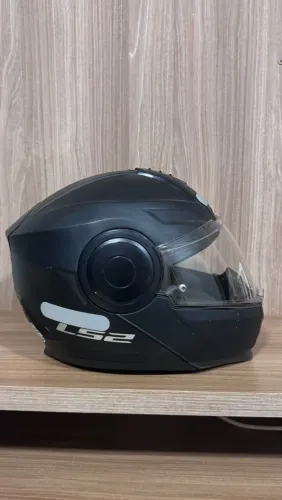 Capacete Robocop LS2 FF902 Scope preto fosco tamanho 60