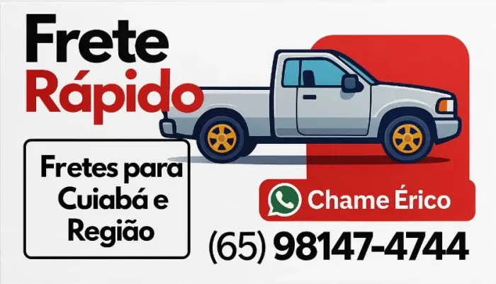 Fretes e Pequenas Mudanças para Cuiabá e Cidades próximas 