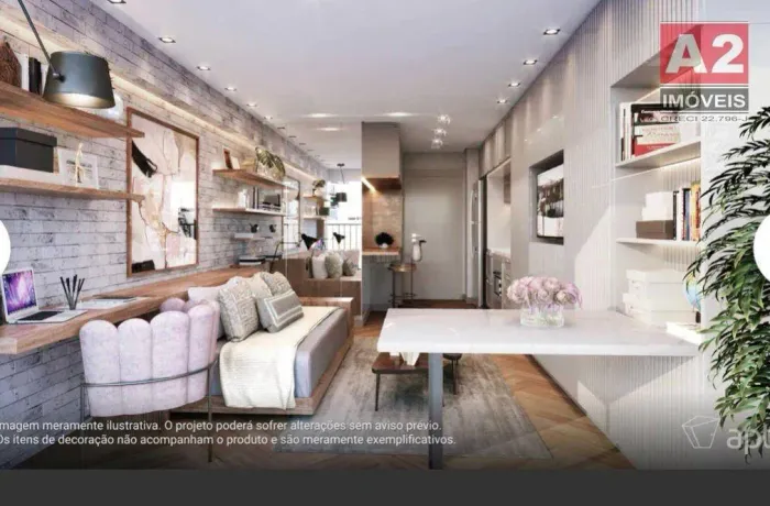 Studio à Venda 33 m² | Vaga Coberta | Varanda | Vila Yara Osasco/SP Em construção - entr