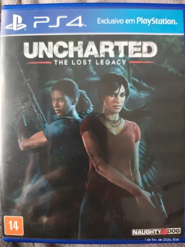 Jogo PS4 UNCHARTED Mídia Física