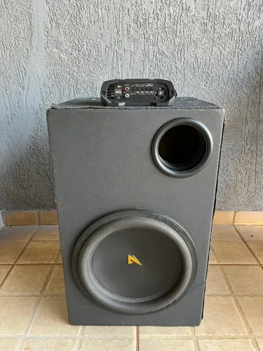 Subwoofer Zetta 12 Polegadas 450W RMS e Modulo Stetsom Db500.1