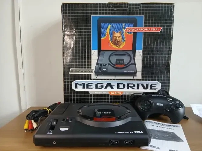 Mega Drive Tectoy 2017 Completo Na Caixa