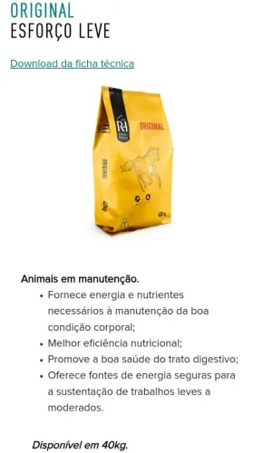 RAÇÃO PARA CAVALO ROYAL HORSE 40 KG 