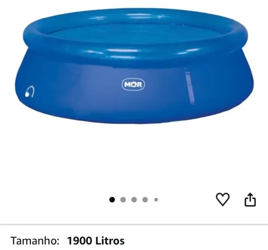 Piscina Mor 1900 litros NOVA