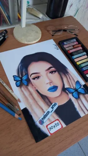 Desenho de fotografia 