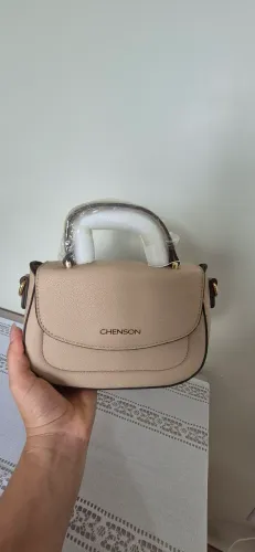 Bolsa Feminina Chenson Transversal e de Mão - Bege/Caramelo