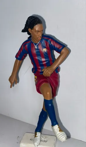 Boneco Ronaldinho Gaucho Barcelona FT Champs Raro Action Figure