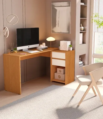 Mesa Escrivaninha com duas opções de montagem ! Entrega + montagem grátis.