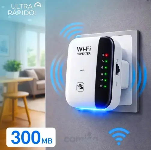 Repetidor de sinal Wi-fi roteador wireless 2.4ghz 300mbps