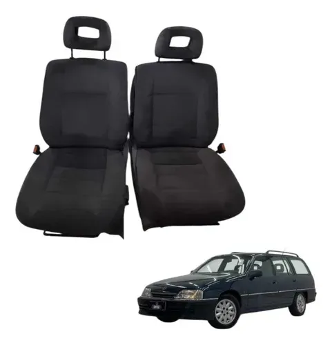 Jogo Banco Dianteiro Chevrolet Omega Suprema 1995 Preto