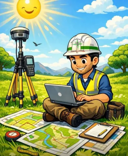 Topografia, Georreferenciamento e Agrimensura.