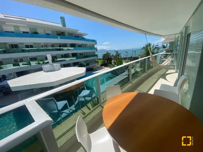 Apartamento no Água Viva Residence em Canasvieiras - Condominio pé na areia