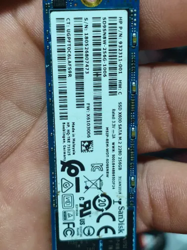 SSD SATA 256 gb